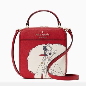 Kate Spade Disney X Kate Spade New York Vanity Cruella Crossbody Bag Red Multi